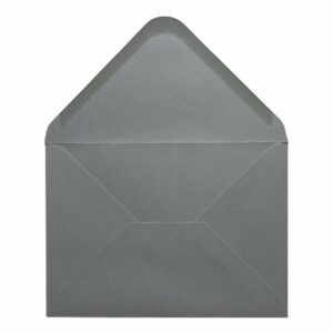 Vintage Grey Envelope 5x7 Open