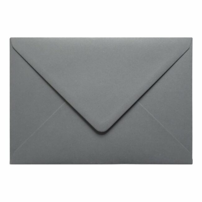 Vintage Grey Envelope A5 Closed