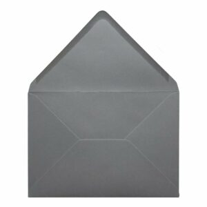 Vintage Grey Envelope A5 Open