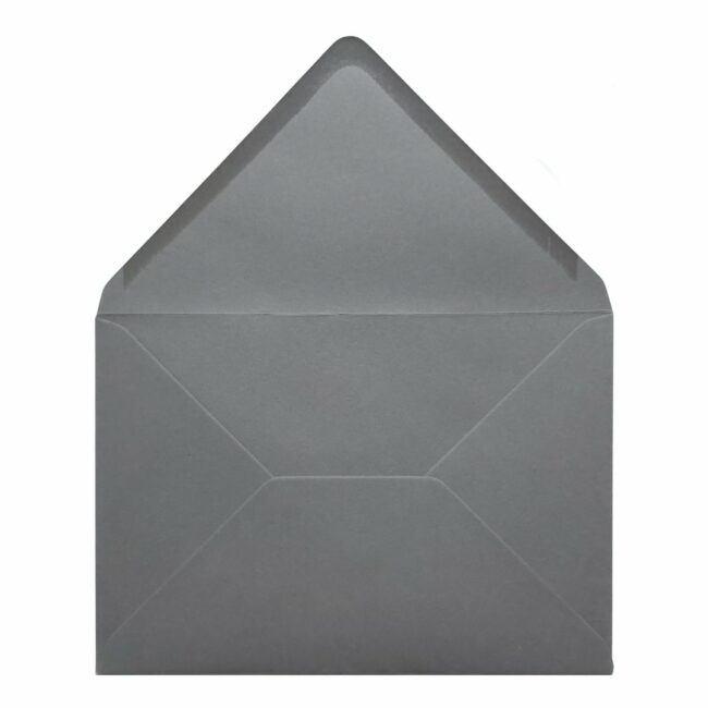 Vintage Grey Envelope A5 Open