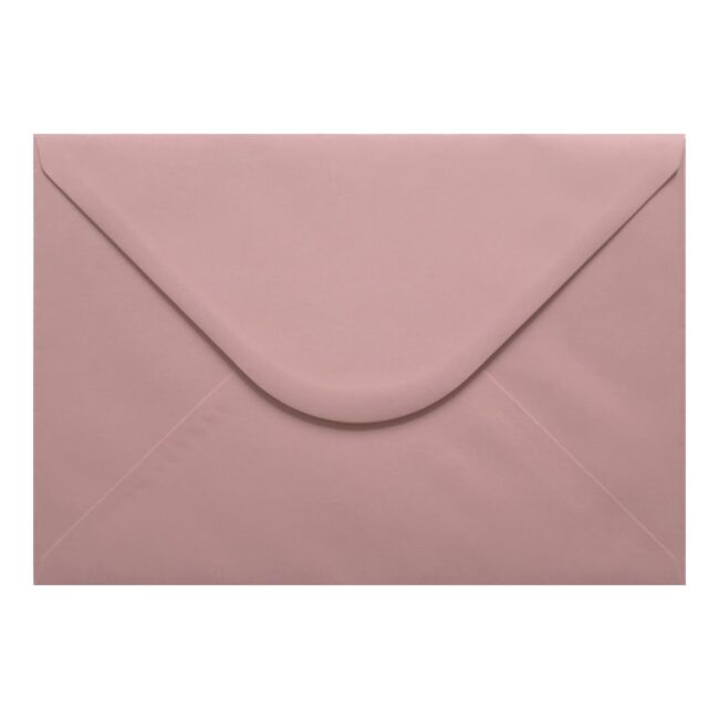 Vintage Pink Envelope U C5 Closed
