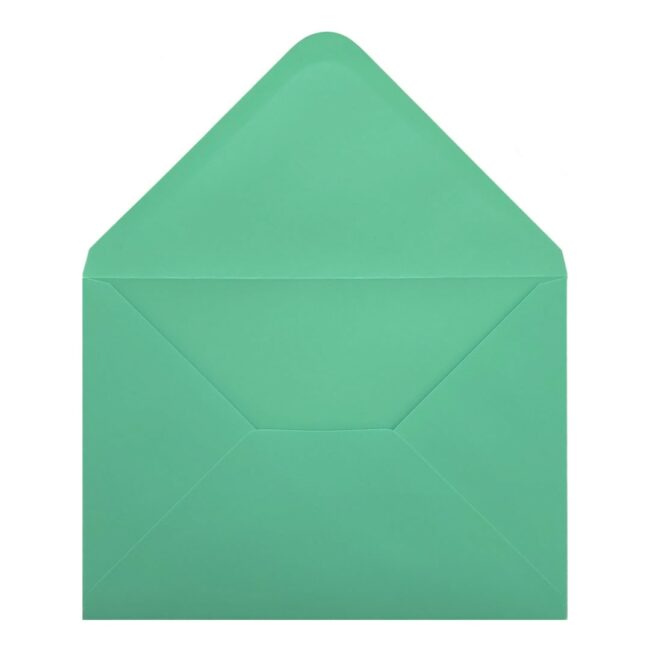 Warbler Green Envelope 5x7 Open