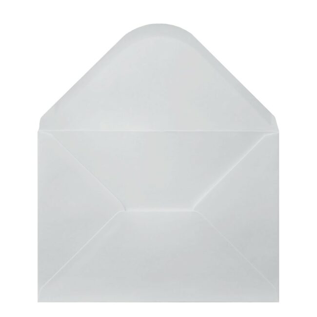 White Envelope A5 Open