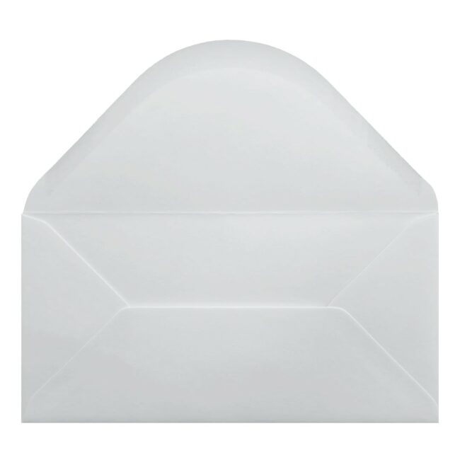 White Envelope Dl Open