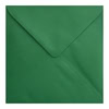 Xmas Green Envelope 155mm Square Closed