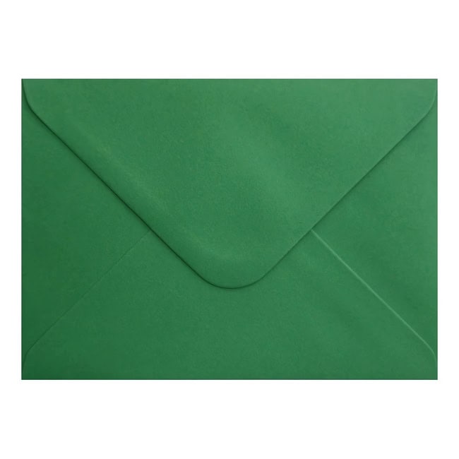 Xmas Green Envelope 5x7 Closed