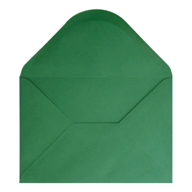 Xmas Green Envelope A5 Open