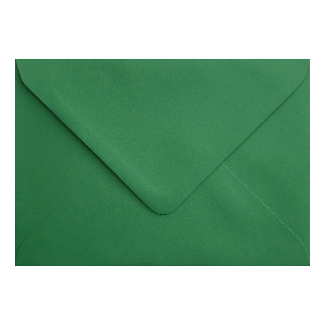 Christmas Green 162mm x 229mm Envelope. Green 100gsm C5 Envelope (to fit A5). Gummed.