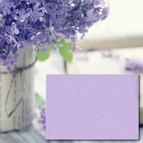 Lavender Lilac Envelopes