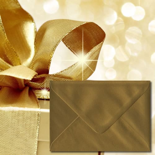 Gold Coloured Envelopes