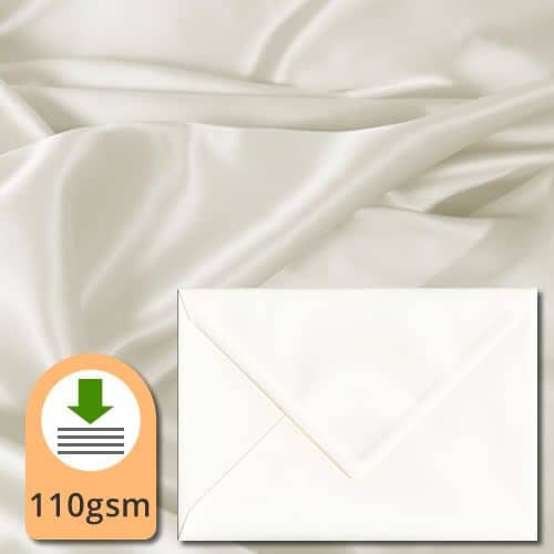 Ivory Silk Envelopes