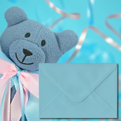 Pastel Blue Envelopes