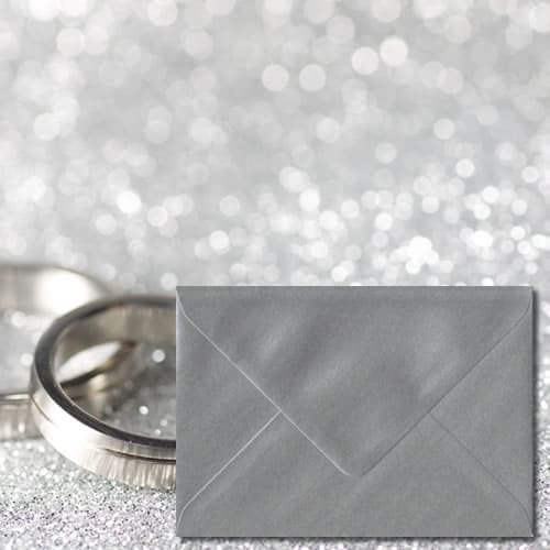 Silver Coloured Envelopes