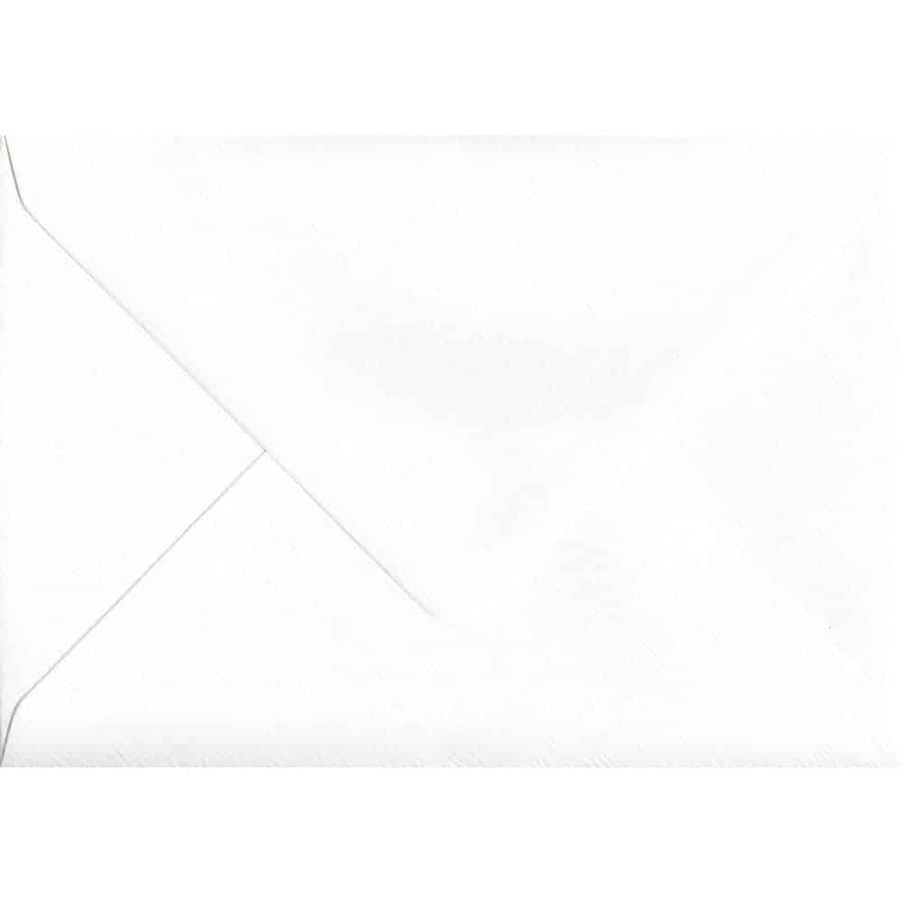 Alabaster 114mm x 162mm 100gsm Gummed C6/A6 Sized White Envelope