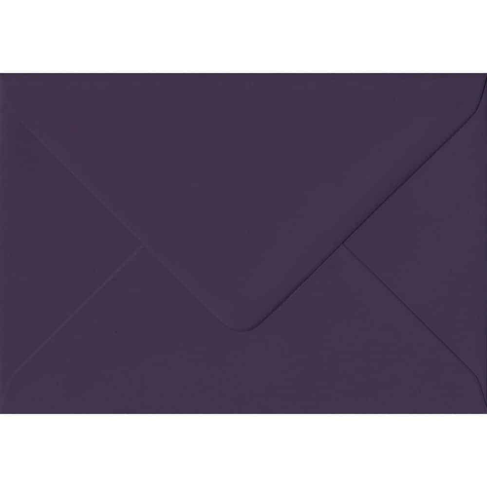 Aubergine 114mm x 162mm 135gsm Gummed C6/A6 Sized Purple Envelope