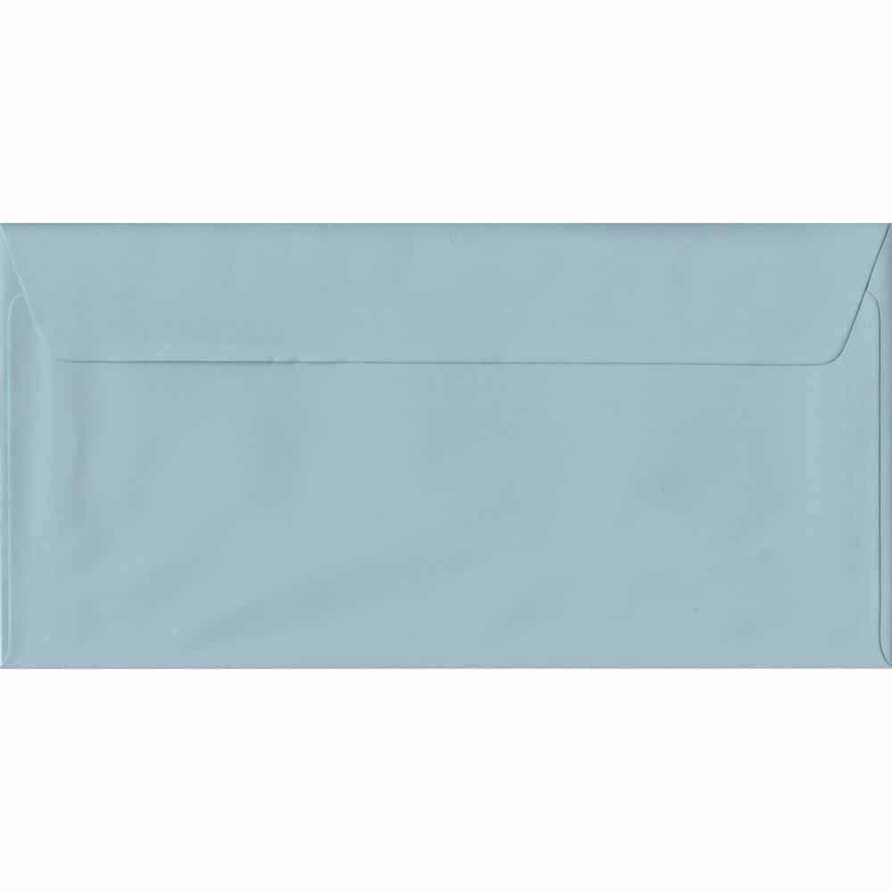 Baby Blue Pastel Peel And Seal DL - 110 mm x 220 mm Envelope