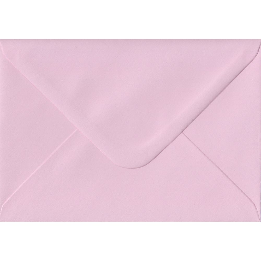 Baby Pink Pastel Gummed G5 - 133 mm x 184 mm Envelope