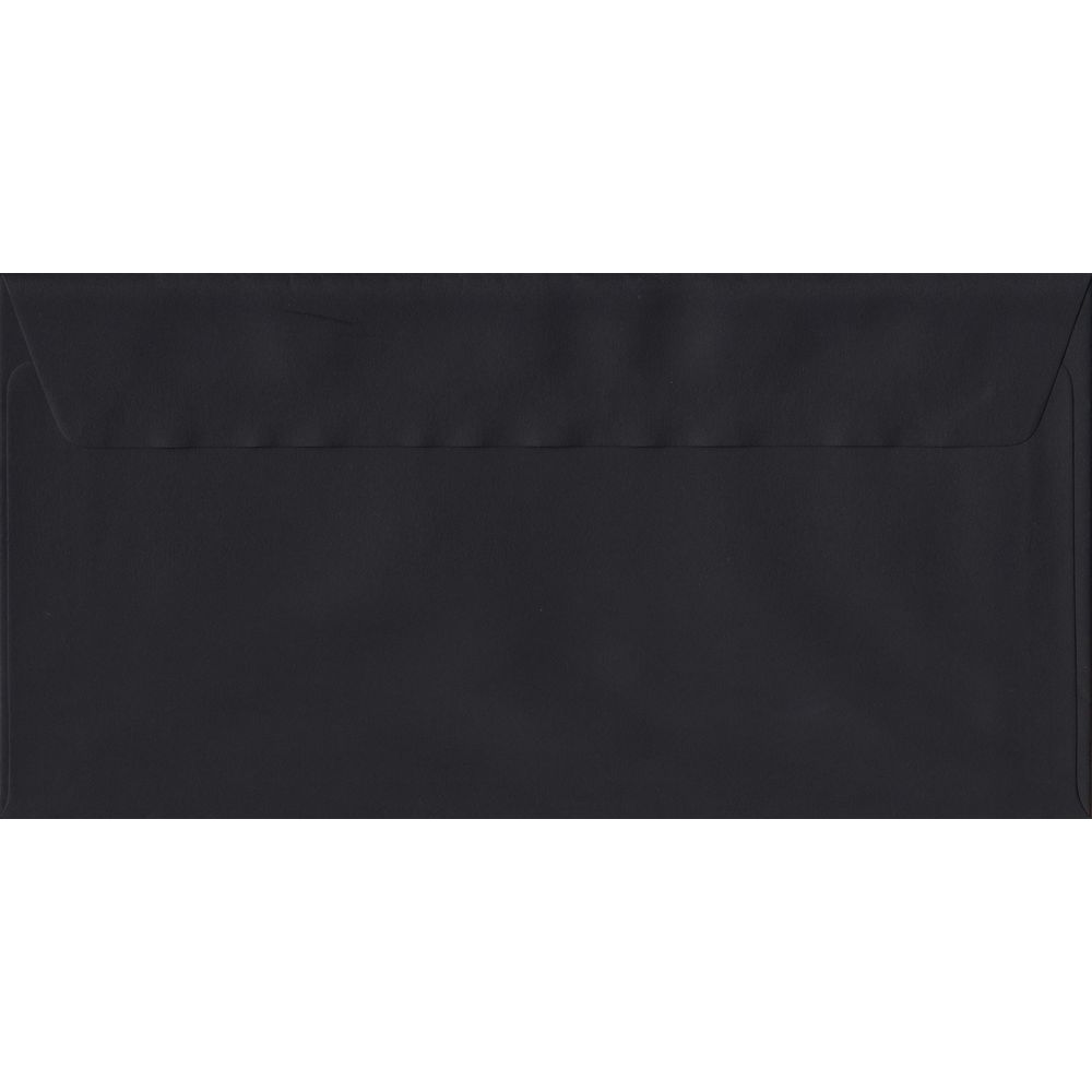 Black Premium Peel And Seal DL - 110 mm x 220 mm Envelope