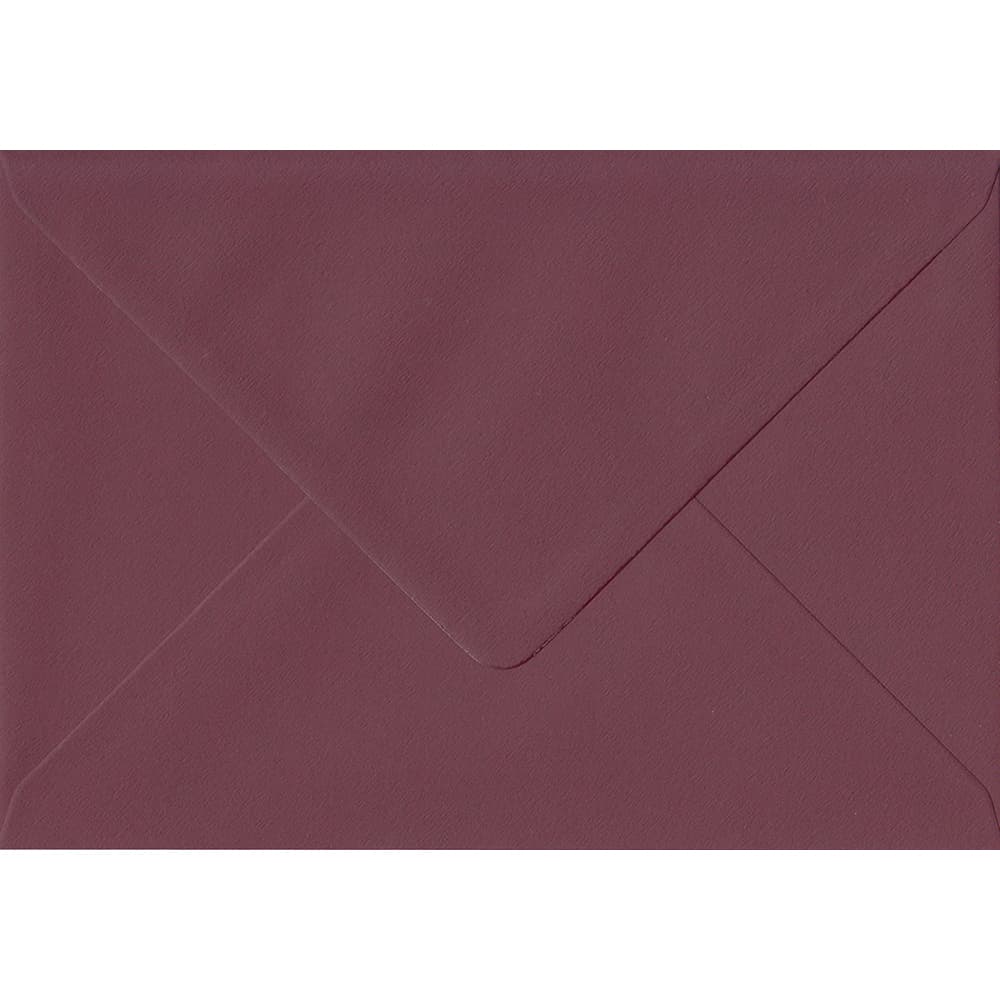 Bordeaux Burgundy Red 151mm x 216mm 120gsm Gummed A5 Envelope