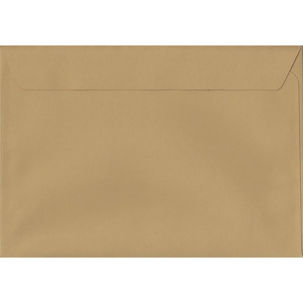 Biscuit Beige 229mm x 324mm 120gsm Peel/Seal C4/Full Size A4 Sized Envelope