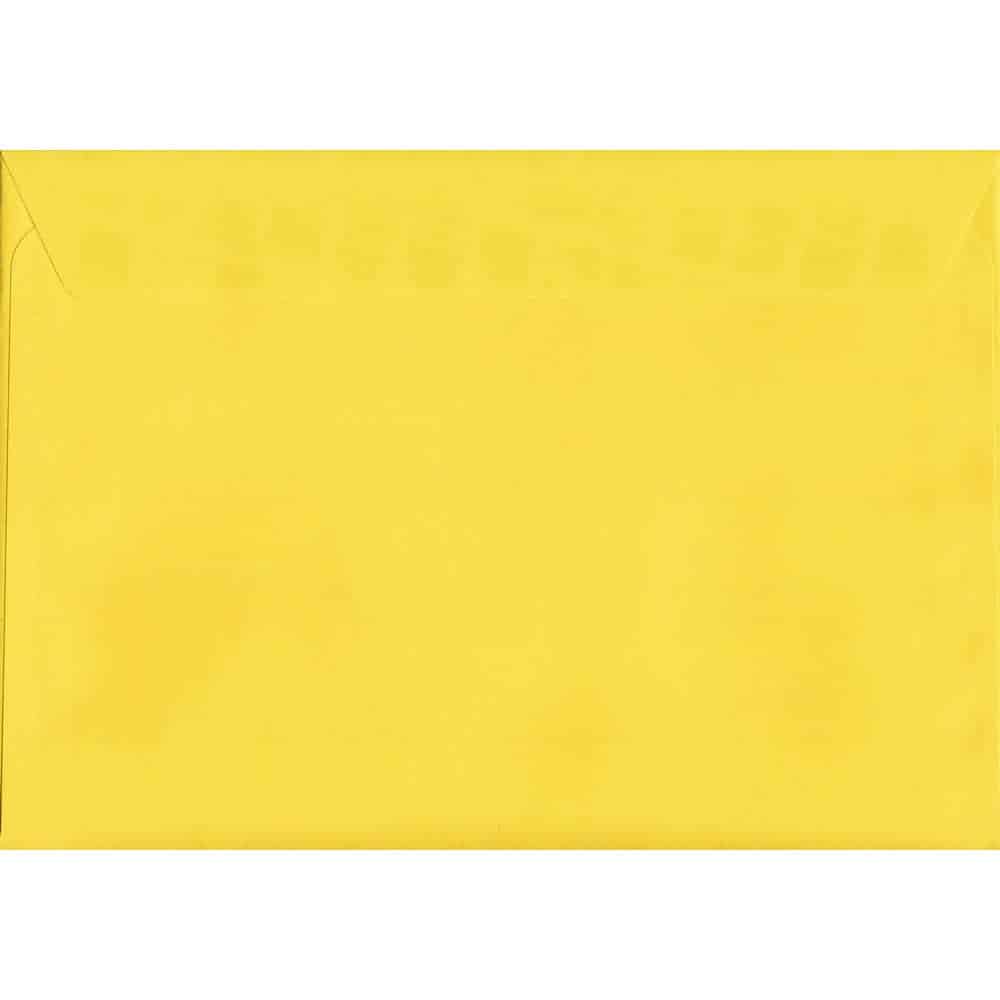 Canary Yellow Self Sealing C5 - 162mm x 229mm 120gsm Colour Envelope