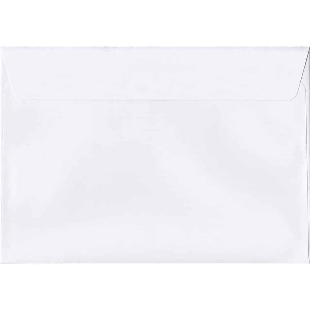 White 162mm x 229mm 120gsm Peel/Seal C5/A5/Half A4 Sized Envelope