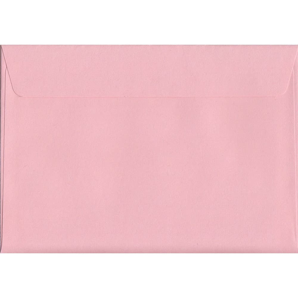 Baby Pink Self Sealing C6 - 114mm x 162mm 120gsm Colour Envelope