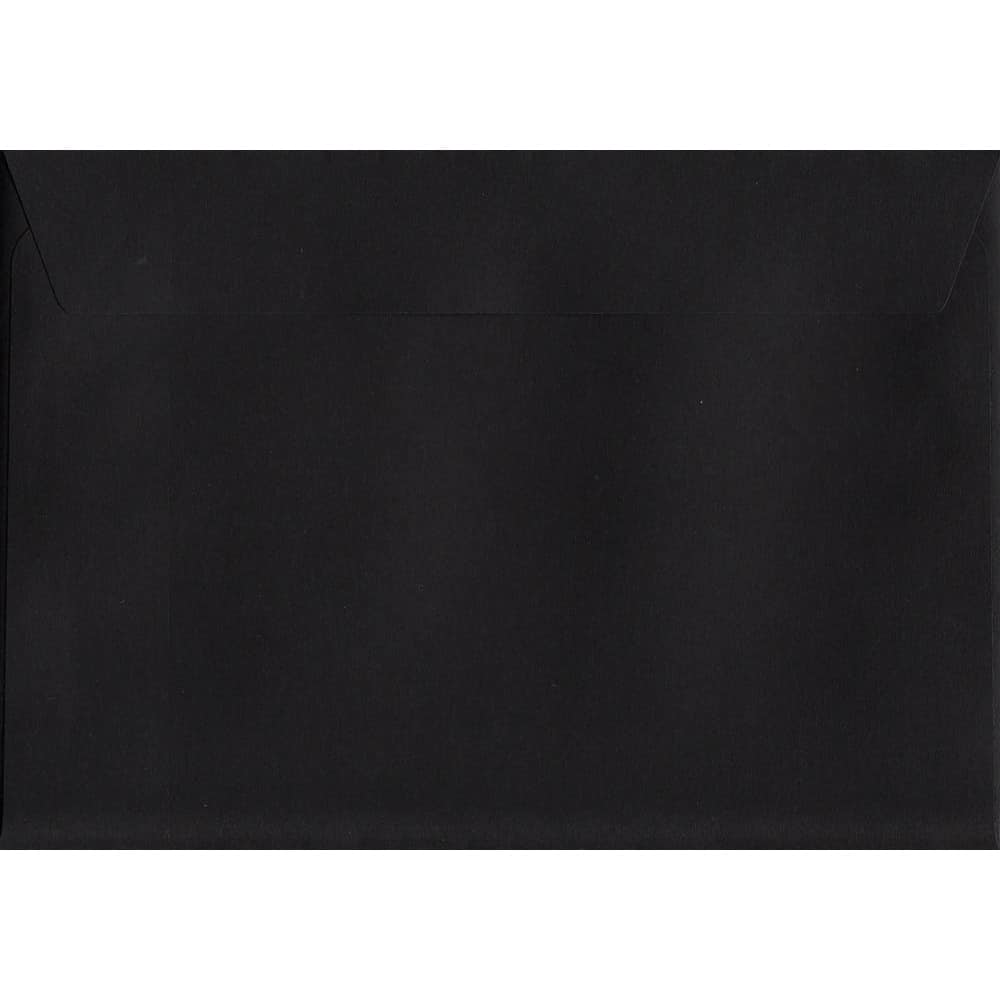 Black Self Sealing C6 - 114mm x 162mm 120gsm Colour Envelope