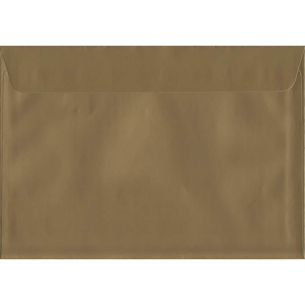 Metallic Gold Self Sealing C6 - 114mm x 162mm 130gsm Colour Envelope