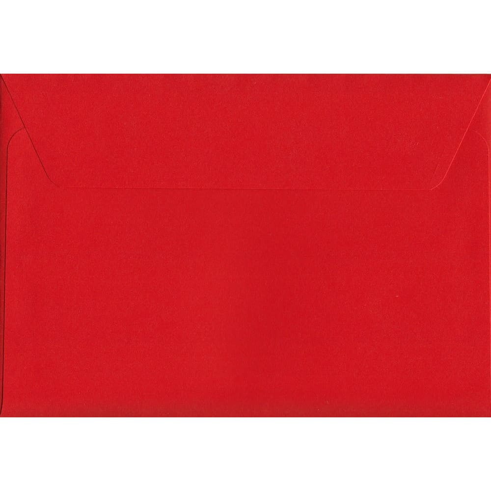 Pillar Box Red Self Sealing C6 - 114mm x 162mm 120gsm Colour Envelope