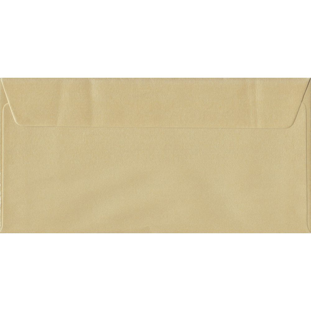 Champagne 110mm x 220mm DL Value Pack. 100 Cream DL Envelopes.