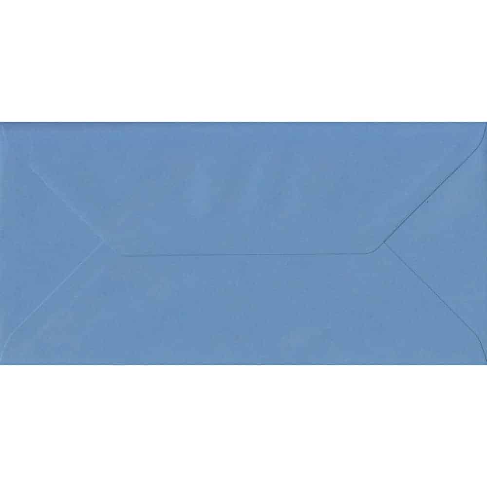 China Blue 110mm x 220mm 100gsm Gummed DL Sized Blue Envelope