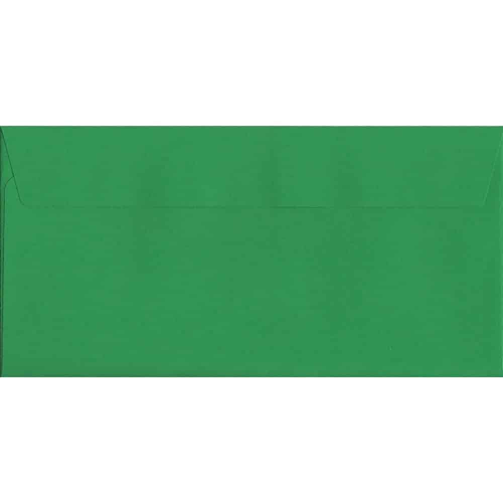 Holly Green Self Sealing DL - 114mm x 229mm 120gsm Colour Envelope