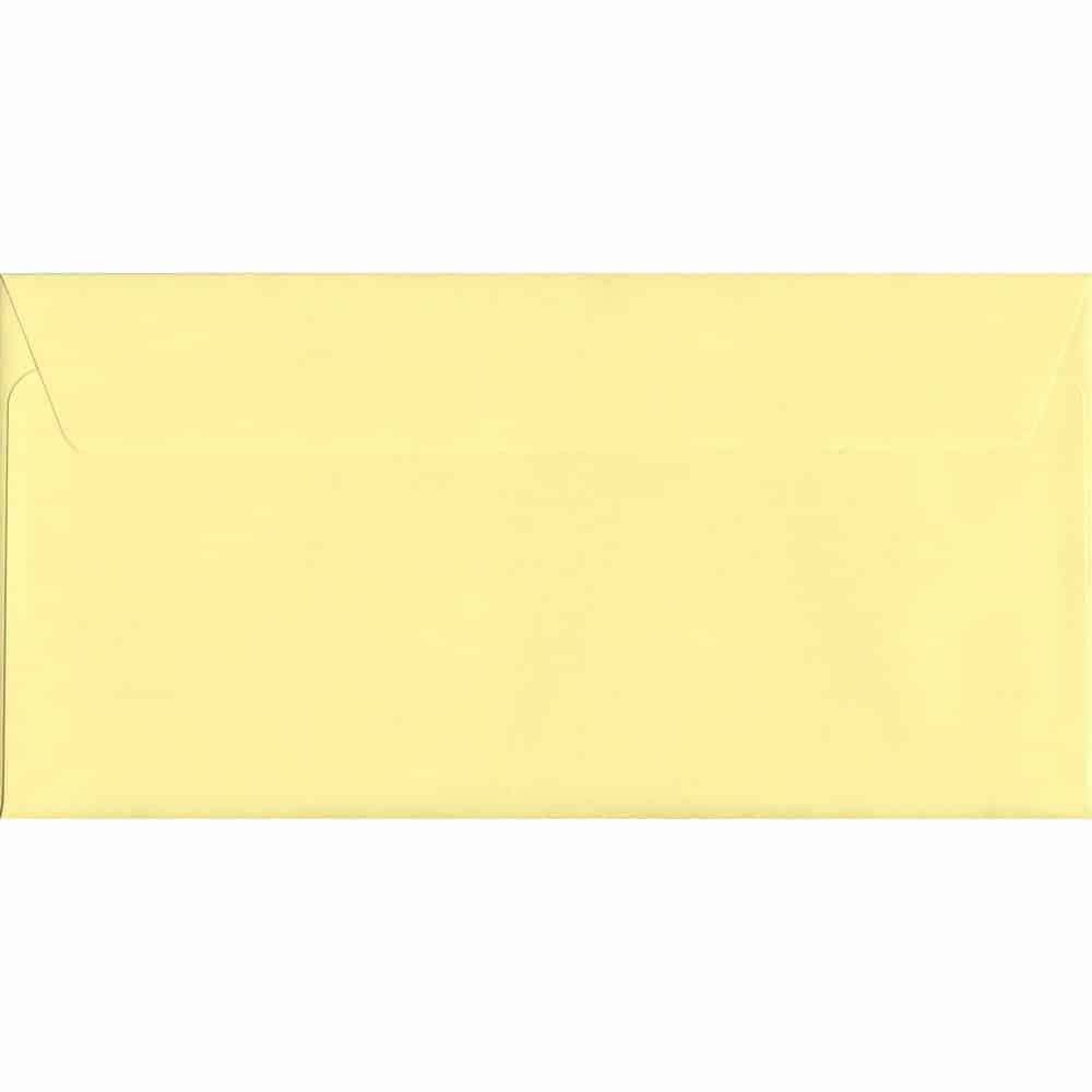 Sunlight Yellow Self Sealing DL - 114mm x 229mm 120gsm Colour Envelope