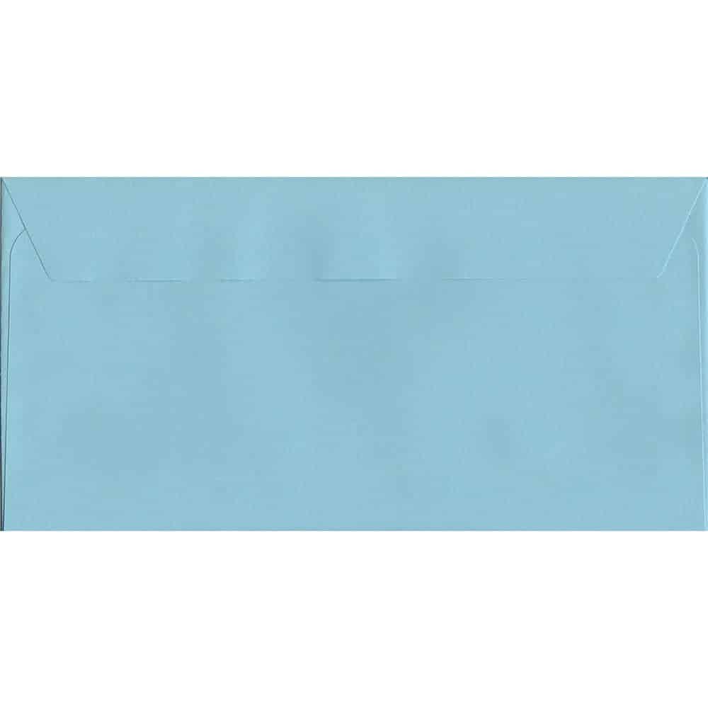 Cotton Blue Self Sealing DL - 114mm x 229mm 120gsm Colour Envelope