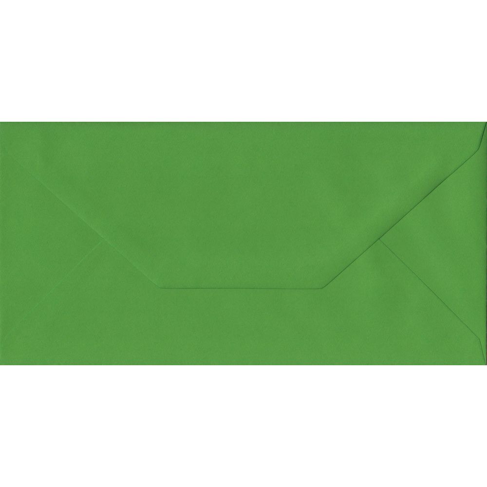 Fern Green Plain Gummed DL - 110 mm x 220 mm Envelope