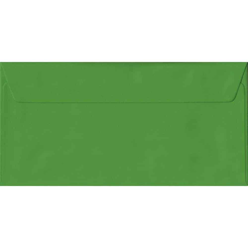 Fern Green Plain Peel And Seal DL - 110 mm x 220 mm Envelope