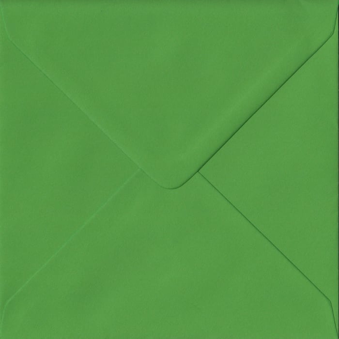 Fern Green Plain Gummed S4 - 155 mm x 155 mm  Envelope