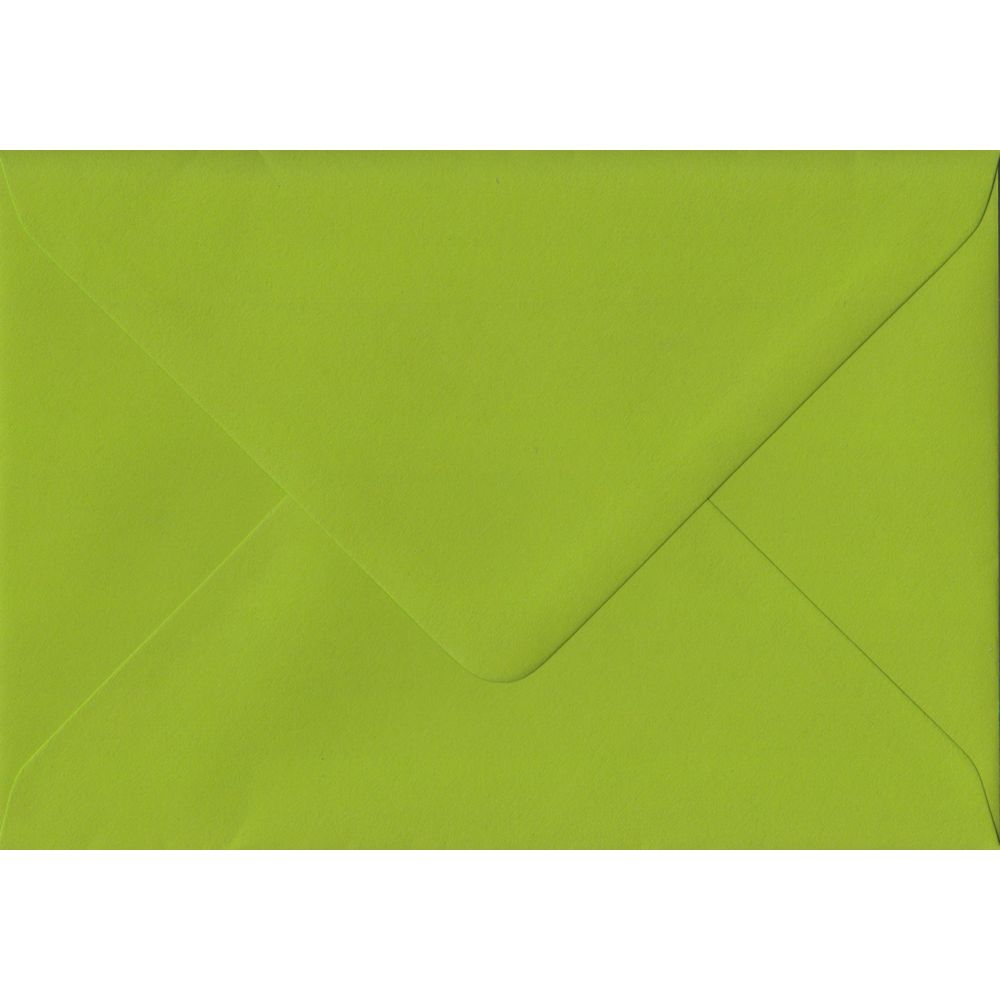 Fresh Green Plain Gummed C6 - 114 mm x 162 mm Envelope