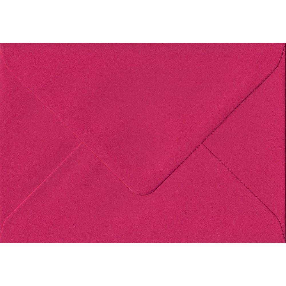 Fuchsia Pink Plain Gummed C6 - 114 mm x 162 mm Envelope