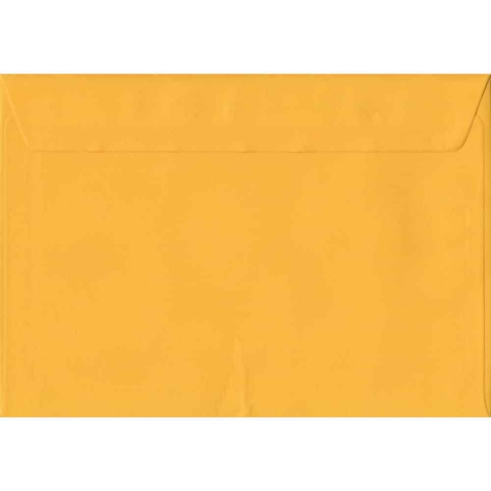 Golden Yellow Plain Peel And Seal C5 - 162 mm x 229 mm Envelope