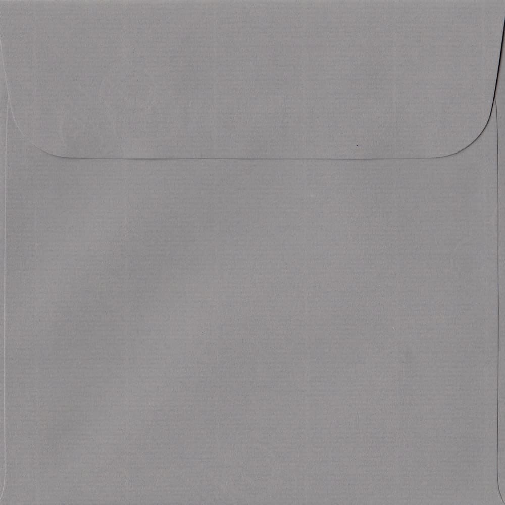 Grafito Grey 160mm x 160mm 100gsm Peel/Seal Square Paper Sized Envelope