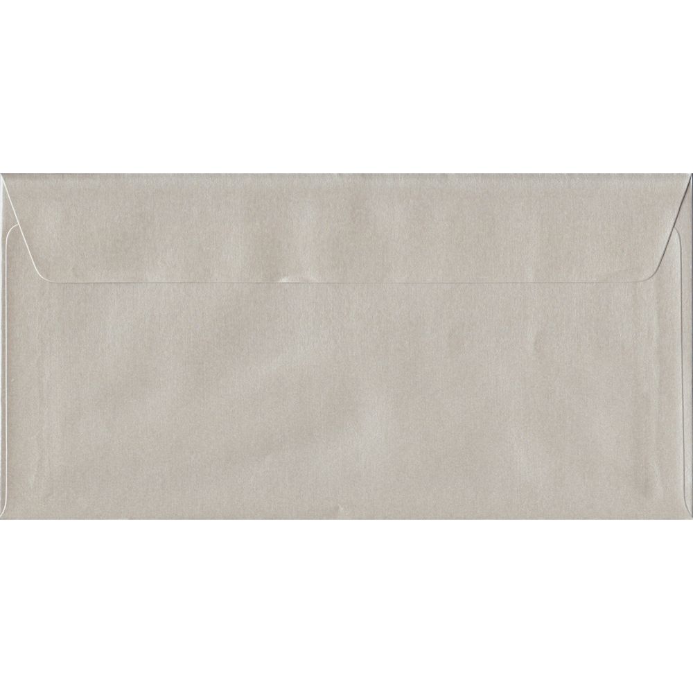 Oyster Pearl 110mm x 220mm DL Value Pack. 100 White DL Envelopes.