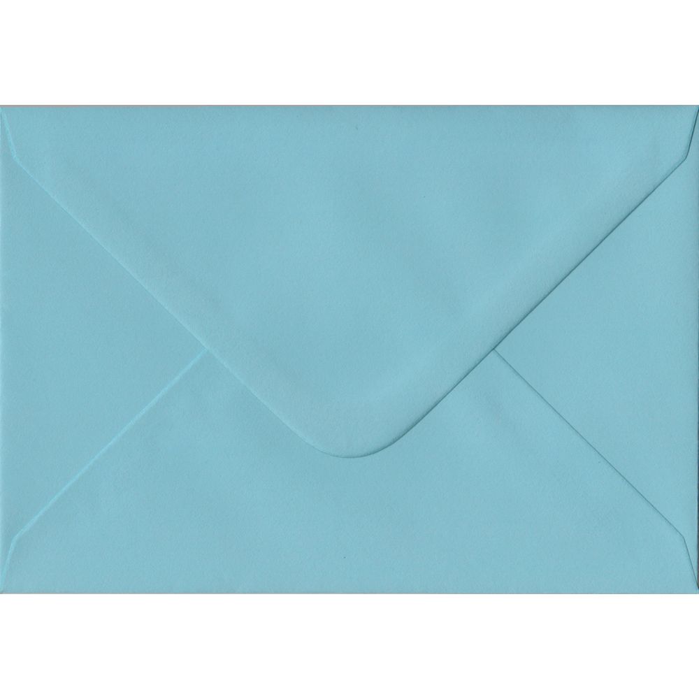 Blue Pastel Gummed Place Card 70 mm x 110 mm Envelope