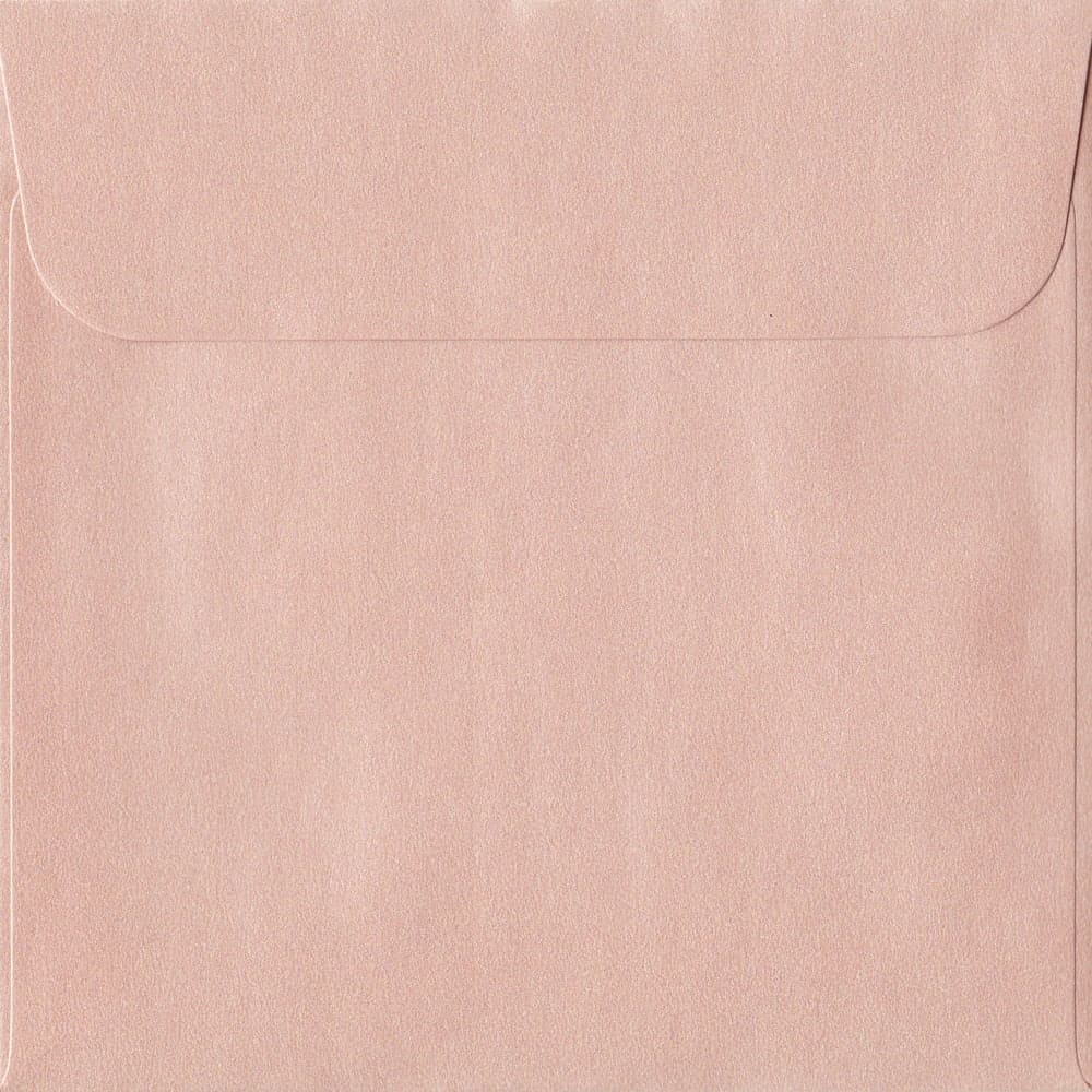 Peach 160mm x 160mm 120gsm Peel/Seal Square Paper Sized Envelope