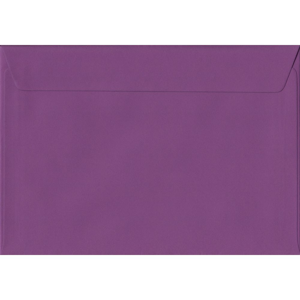 Purple Plain Peel And Seal C5 - 162 mm x 229 mm Envelope