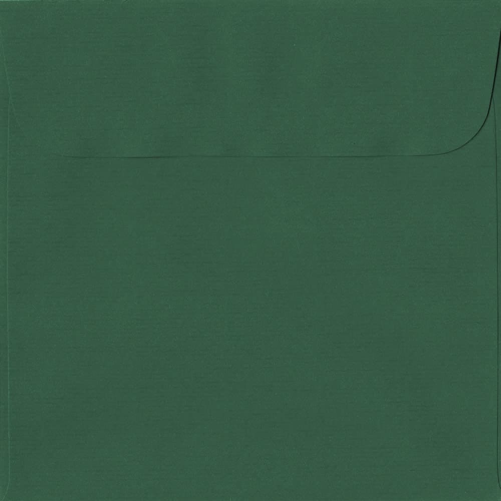 Racing Green 160mm x 160mm 100gsm Peel/Seal Square Paper Sized Envelope