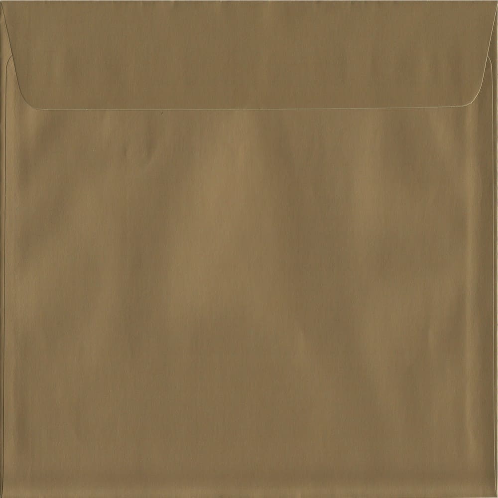 Metallic Gold Self Sealing S2 - 220mm x 220mm 130gsm Colour Envelope