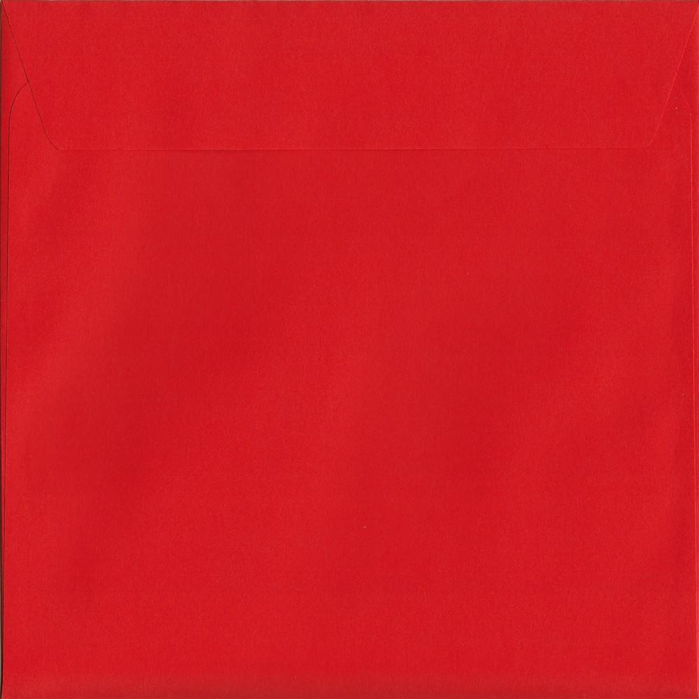 Pillar Box Red Self Sealing S2 - 220mm x 220mm 120gsm Colour Envelope