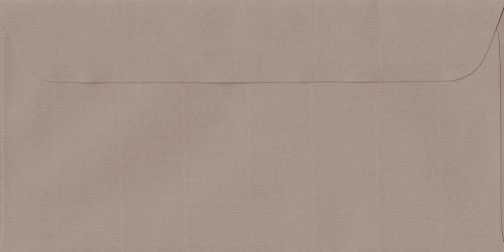 Taupe 114mm x 224mm 100gsm Peel/Seal DL Paper Sized Envelope